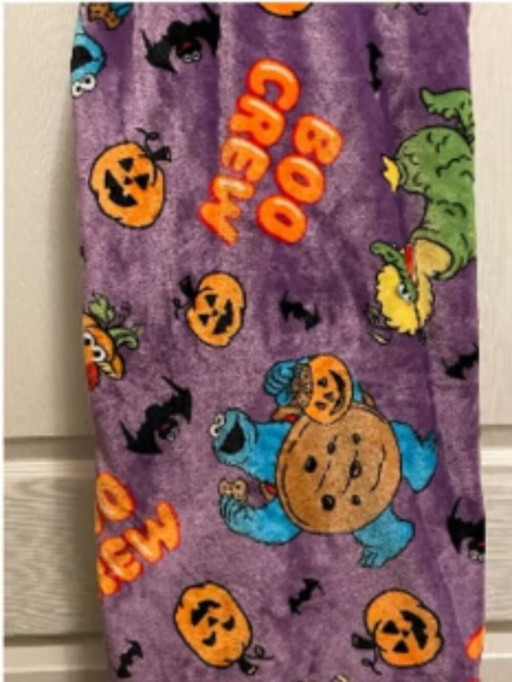 sesasme street halloween blanket